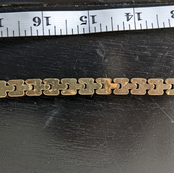 Solid 14K gold bracelet - Picture 3 of 4